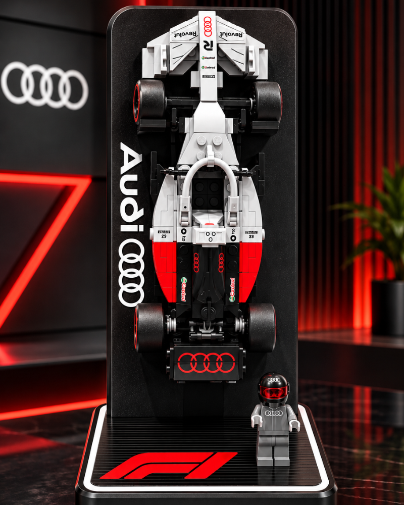 LEGO F1 Audi Revolut Display Stand