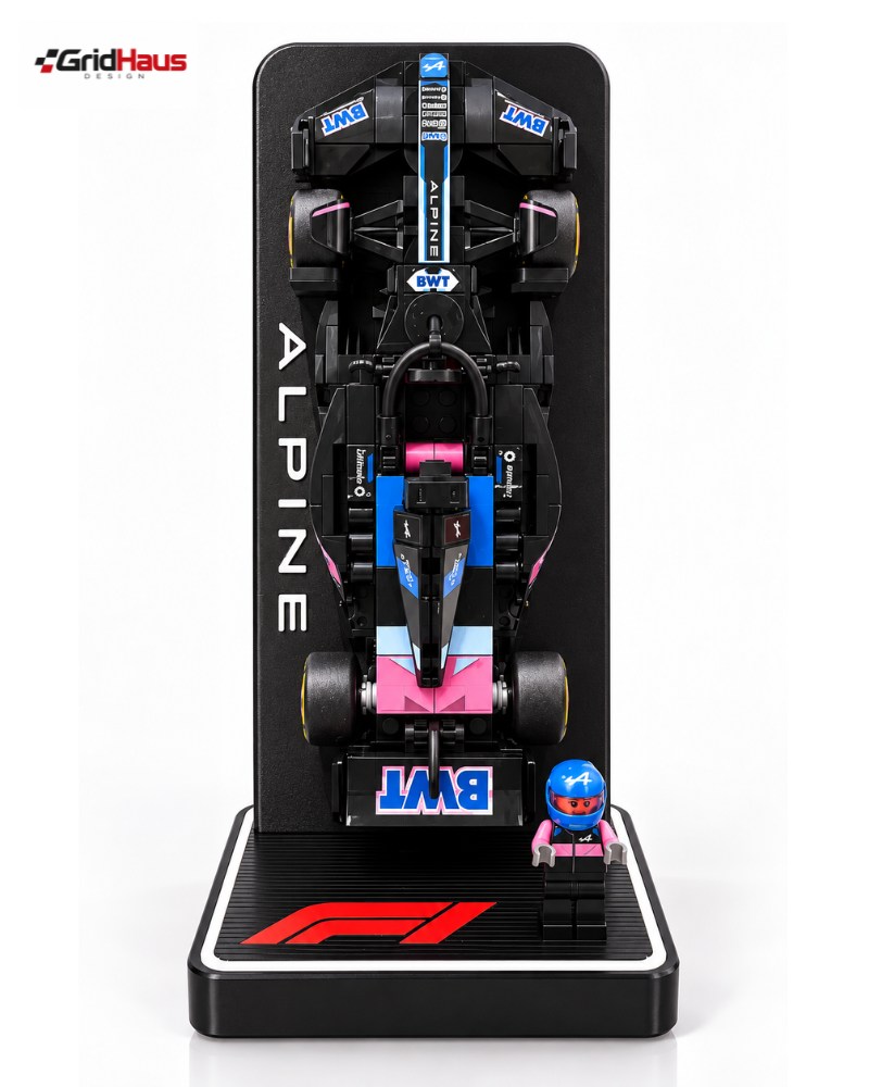 LEGO F1 Alpine Display Stand