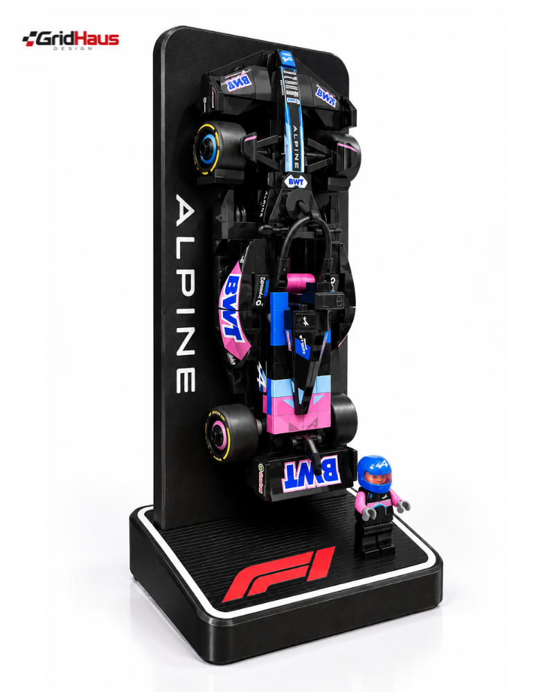 LEGO F1 Alpine Display Stand